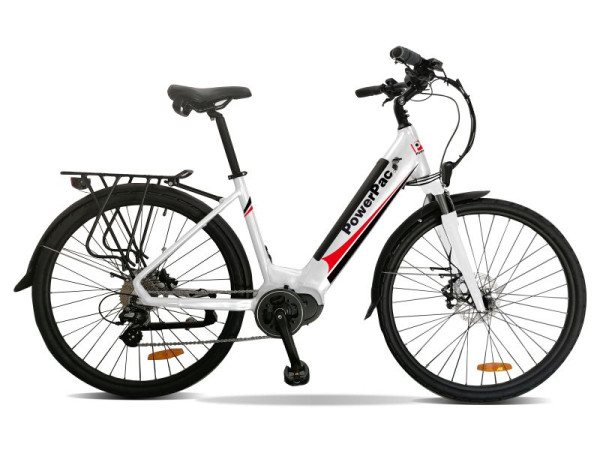 PowerPac elektrische fiets stadsfiets met middenmotor 26&quot; model 2021, CB2022