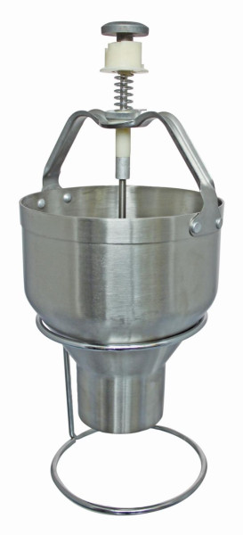 Schneider deegdispenser van roestvrij staal met standaard, 3 liter - hoogte: 395 mm, Ø: 167 mm, 152975