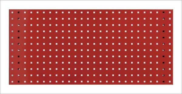 ADB perforált panel, méretek: 987x456mm, szín: piros, RAL 3020, 23032