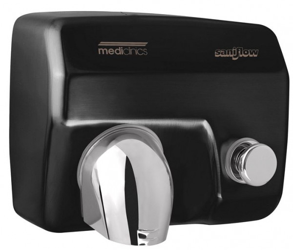 All Care Mediclinics Pushbutton Hand Dryer Black, 12225