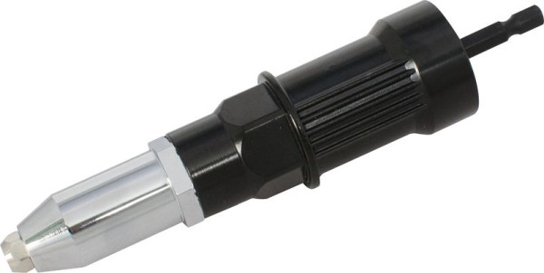 Projahn profesjonalny adapter do nitów zrywalnych do wiertarek i wkrętarek akumulatorowych 3,0 - 6,4 mm, 398064