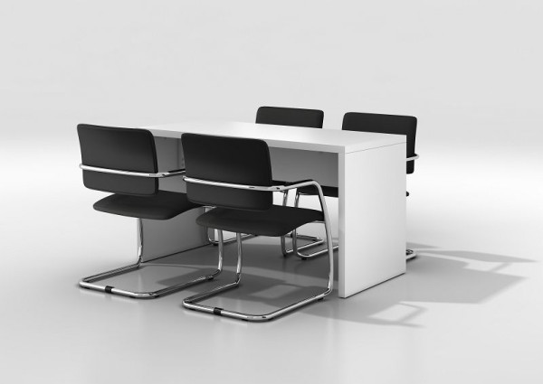 Krzesło biurowe obrotowe Hammerbacher Solid 2 z oparciem z siatki, czarne, wys. 106-119 cm, szer. siedziska 55 cm, VSDS2/D