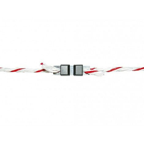 Growi Litzclip kabelová spojka, PU: 10 kusů, pro kabel elektrického ohradníku 5 mm, nerezová ocel, 10053660