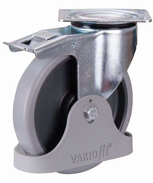 Rolo de freio VARIOfit termoplástico, 125 x 32 mm, cinza, com bandagem termoplástica, dpg-125.050