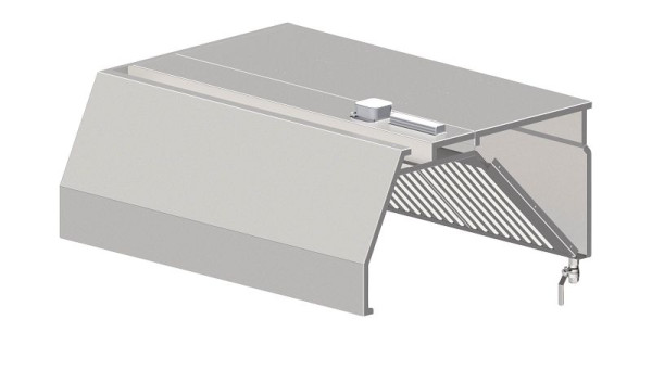Stalgast kattotuuletin, puolisuunnikkaan muotoinen 1000 mm x 1600 mm, liekkisuojasuodattimella tyyppi B, DH101601
