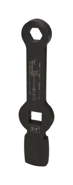KS Tools 3/4" imbusový rázový klíč se 2 nárazovými plochami, 24 mm, 517.0925