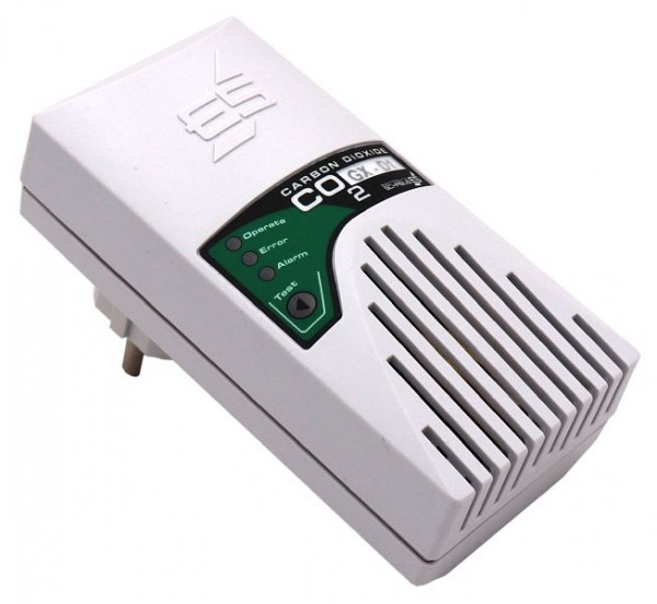 Alarm gazowy Schabus GX-D1, zintegrowany czujnik CO2, 300251