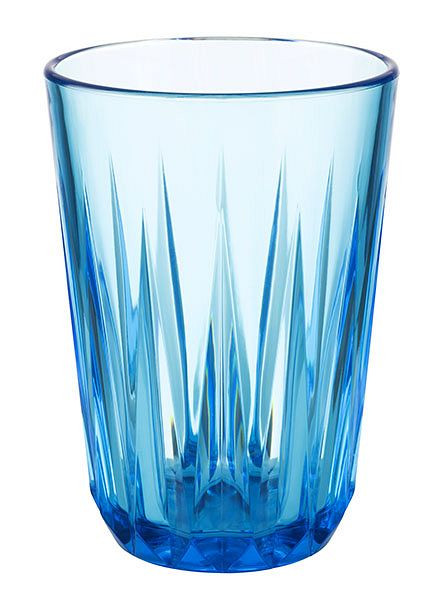 Cana de baut APS -CRYSTAL-, Ø 7 cm, inaltime: 9,5 cm, Tritan, albastru, 0,15 litri, pachet: 48 bucati, 10513