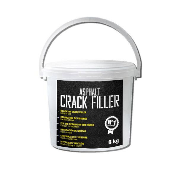 Stein HGS reparatiebitumen -Crack Filler- voor het repareren van voegen en scheuren in asfalt, 6 kg, 39954