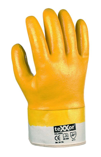 Γάντια νιτριλίου teXXor "GAUTS", μέγεθος: 10, συσκευασία: 144 ζεύγη, 2359-10
