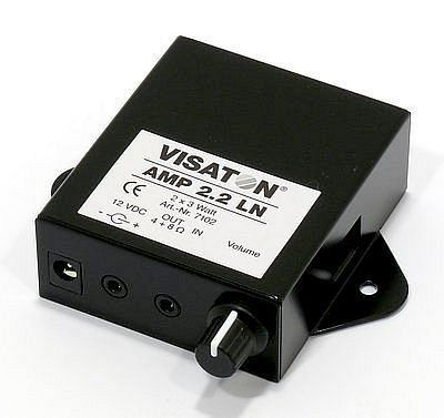 Visaton stereoversterker met niveauregeling AMP 2.2 LN, 7102