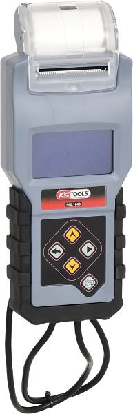 KS Tools 12V ψηφιακός ελεγκτής μπαταρίας και συστήματος φόρτισης με ενσωματωμένο εκτυπωτή, 550.1646