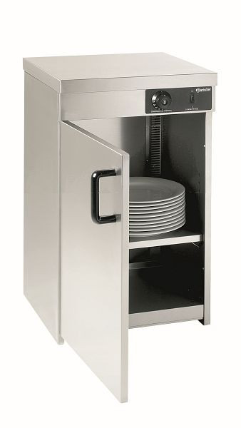 Bartscher melegítő szekrény, 1 ajtós, 25-30 tányér, 103064