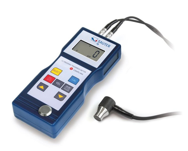 Medidor de espessura de material ultrassônico Sauter SAUTER TB 200-01US, legibilidade 0,1 mm, frequência de medição 5 MHz, TB 200-0,1US