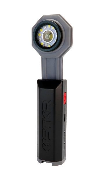 Busching LED-taskulamppu "Flexit" UV-valolla, 400 lm, 180° Flex, akku, 100903