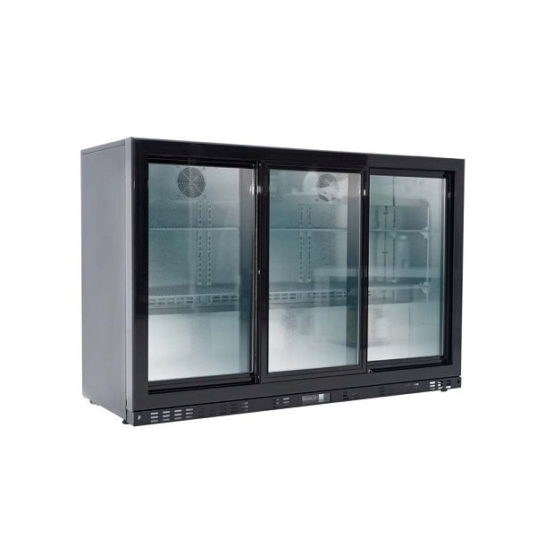 bergman BASICLINE barová lednice 320 litrů s posuvnými dveřmi (230 V), 64788