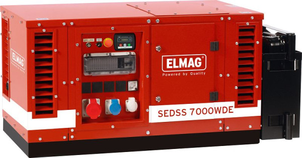 Gerador de energia ELMAG SEDSS 5500WE, com motor HATZ 1B40 (à prova de som), 53225
