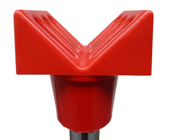 Busching clip-on montagehulp PRISMA voor tandwielkrik, houder 30 mm/500 kg draagvermogen/rood, 100696