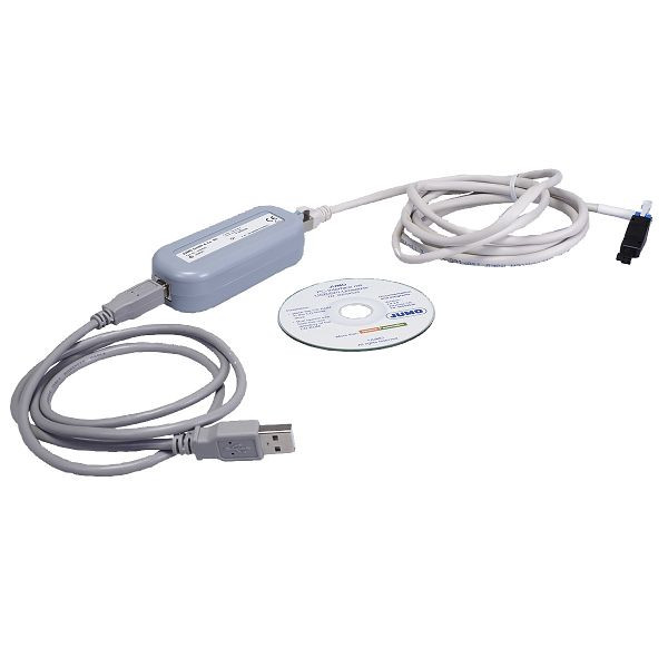 JUMO PC -interface med USB / SPI -konverter med adapter (stik), 00553388