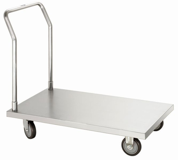 Přepravní vozík Bartscher, plošinový vozík, chrom-niklová ocel, 300142