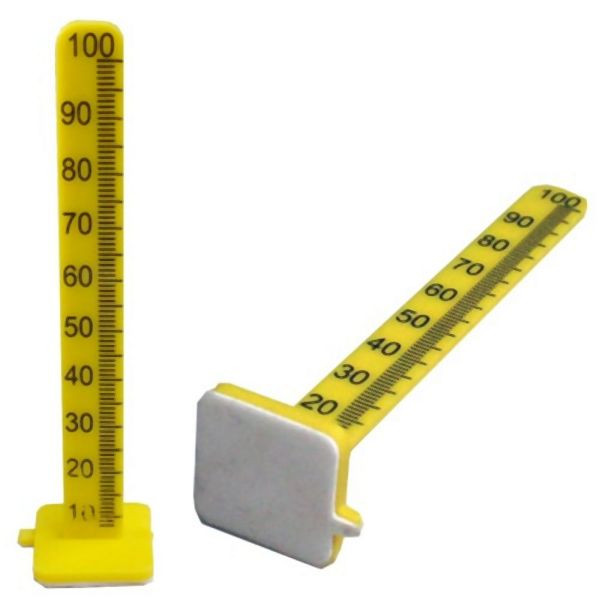 Puncte de măsurare a înălțimii Karl Dahm galben, 100 mm, 99 bucăți, 12038