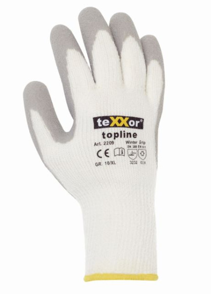 teXXor zimní rukavice "WINTER GRIP", velikost: 10, balení: 120 párů, 2209-10