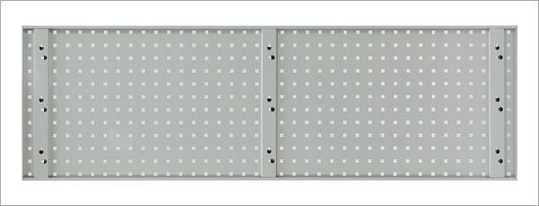 ADB perforált panel, méretek: 1482x456mm, szín: szürke, RAL 7035, 23004