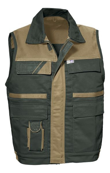 PKA Threeline-Image vest, 320 g/m², olijf/kaki, maat: S, VE: 5 stuks, IMWE-GN/KH-002