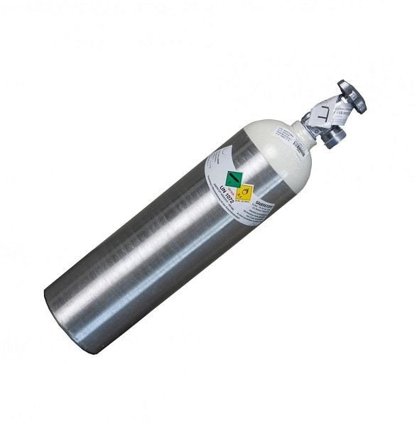 MBS Medizintechnik iltflaske 2 liter fyldt aluminium med O2, 533027
