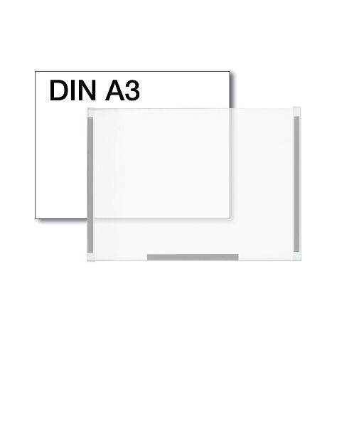 Τσέπη αφίσας Kerkmann DIN A3, Π 297 x Β 3 x Υ 420 mm, διαφανές, 44694300
