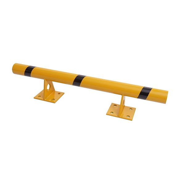 Mendler Rammschutz-Beam HWC-J51, proteção contra impactos de parede, com parafuso de ancoragem metal 20x100x14cm amarelo-preto, 80957