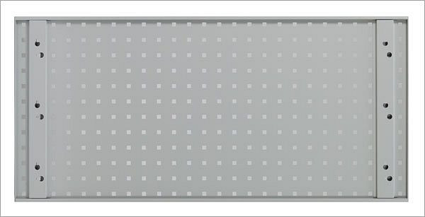 ADB perforált panel, méretek: 987x456mm, szín: szürke, RAL 7035, 23002