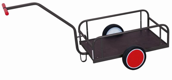 Ruční vozík VARIOfit bez boční stěny, vnější rozměry: 1 560 x 645 x 780 mm (ŠxHxV), sada kol: celopryžové obruče, zu-1276/AG