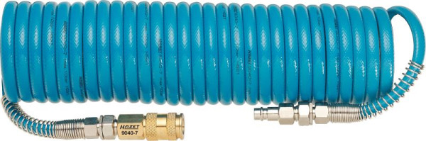 Hazet spirálová hadice, vysoce flexibilní polyuretanová hadice, vnitřní průměr: 6,35 mm, délka: 7,62 m, 9040-7
