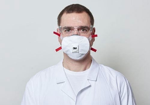 3M respirátorová maska Premium 8835+, stupeň ochrany FFP3D, PU: 5 kusů, 149-215