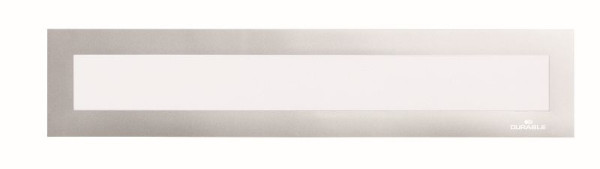 DURABLE DURAFRAME® Magnetic Top inforamme A3 portræt/A4 landskab, sølv, pakke med 5, 498723