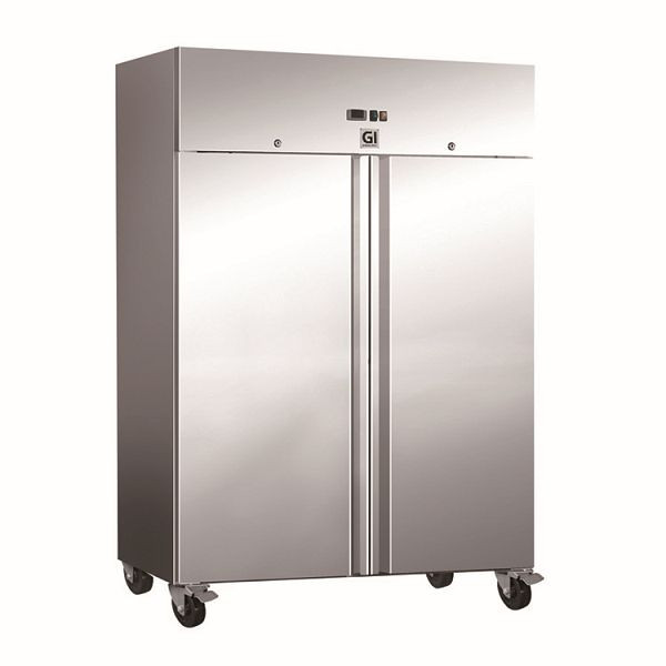 Congelador Gastro-Inox aço inoxidável 1200 litros, refrigeração por ar forçado, capacidade líquida 1173 litros, 201.015