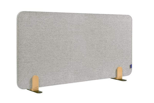 Legamaster ELEMENTS akoestische tafelverdeling 60x120cm kalm grijs incl. 2 beugels, 7-209831