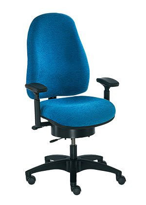 SITWELL LADY SITWELL, modrá, kancelářská židle bez područek, PM-67.100-M-80-106-00-44-10