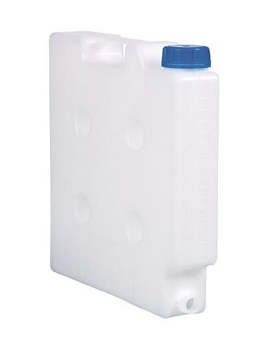 DENIOS pladsbesparende beholder, 5 liter volumen, med gevindtilslutning, 164-203