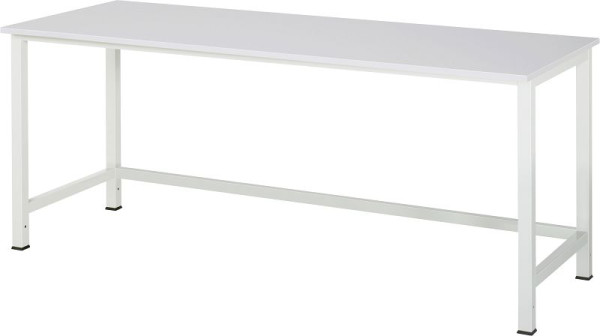 Pracovní stůl RAU série 900, melaminová deska, 2000x825x800 mm, 03-900-1-M22-20.12