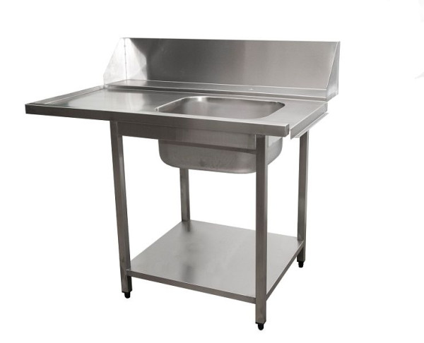 Saro bemeneti asztal mosogatógéphez jobb, 1 mosdó, 1200mm, 700-3000R