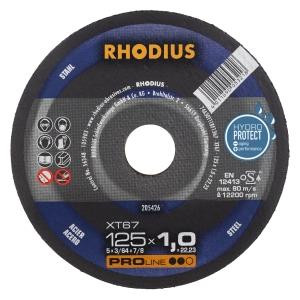 Rhodius PROline XT67 extra dunne doorslijpschijf, diameter [mm]: 125, dikte [mm]: 1, boring [mm]: 22.23, VE: 50 stuks, 205426