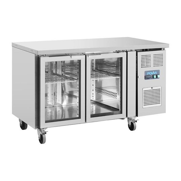 Polar U Series 2dveřová stolní lednice se skleněnými dvířky, UA023