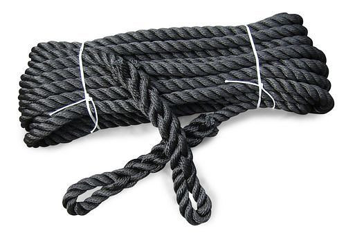DENIOS PP plavecké lano, černé, 14 mm, metráž, 267-964