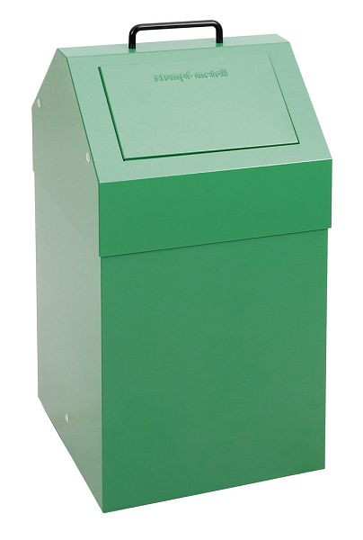 segregator odpadów tępych 45, stacjonarny, RAL 6024/6024, 45 litrów, 630-045-0-0-624