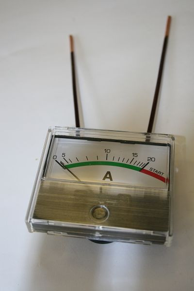 ELMAG amperemeter 0-20 A 70x60mm til EUROSTART 250, 9505293