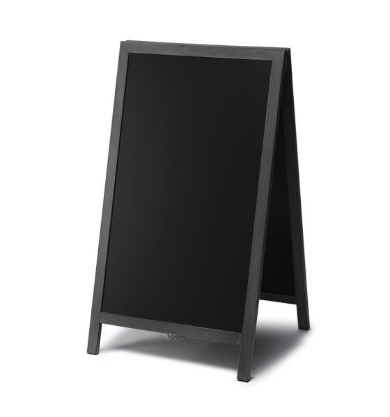 Showdown Displays Customer Stopper Board Dřevěná černá (68x120), ZPCHBBL68x120