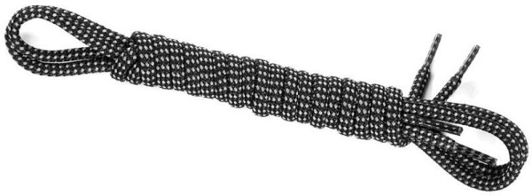 Κορδόνια Lupriflex Nomex, μαύρο/κόκκινο, 90 cm, 13-4034-90
