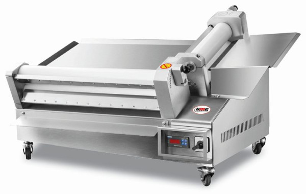 GMG dejrullemaskine Ø 60cm til runde og firkantede pizzaer, dejtykkelse justerbar, dejvægt variabel 80-2000g, TTA-60YH